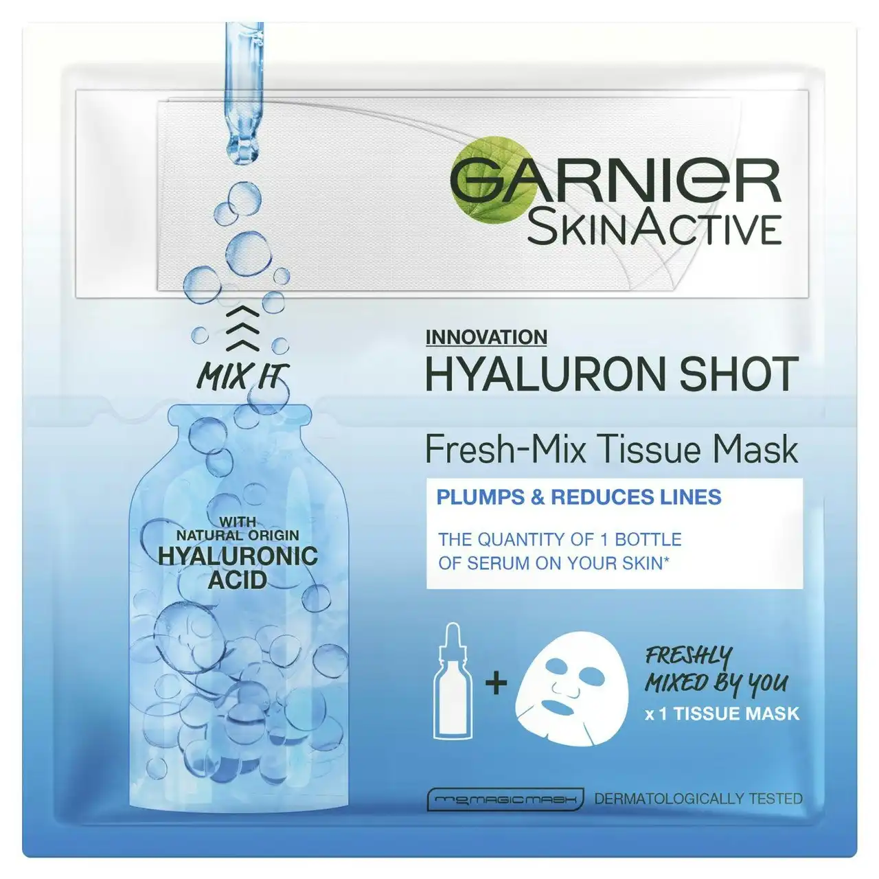 Garnier Fresh Mix Tissue Face Mask Hyaluronic Acid