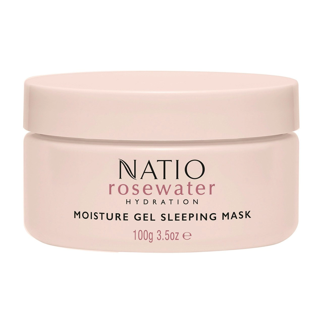 Natio Rosewater Hydration Moisture Gel Sleeping Mask 100g