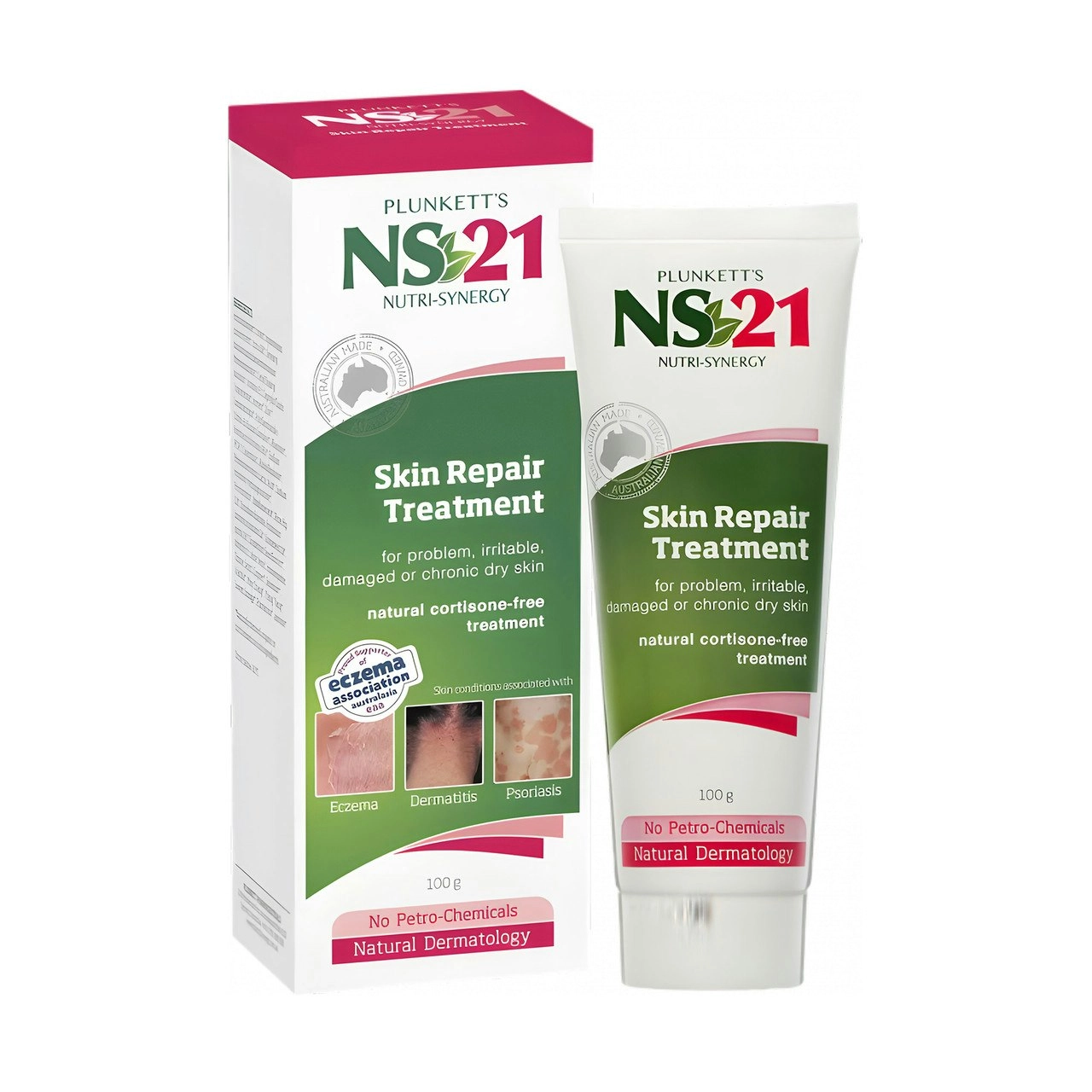 Plunkett's NS21 Skin Repair Treatment 100g