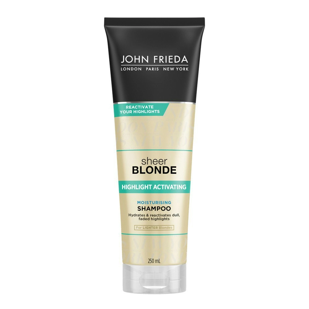 John Frieda Sheer Blonde Highlight Activating Moisturising Shampoo 250ml