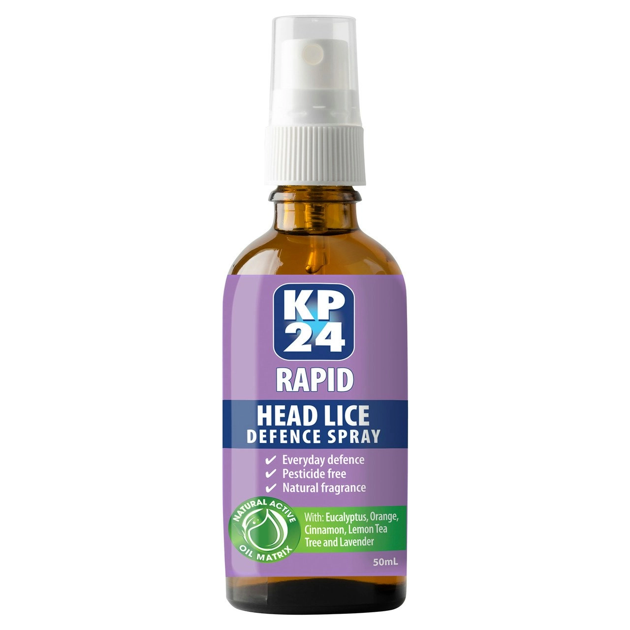 KP24 Rapid Head Lice Defence Spray 50mL