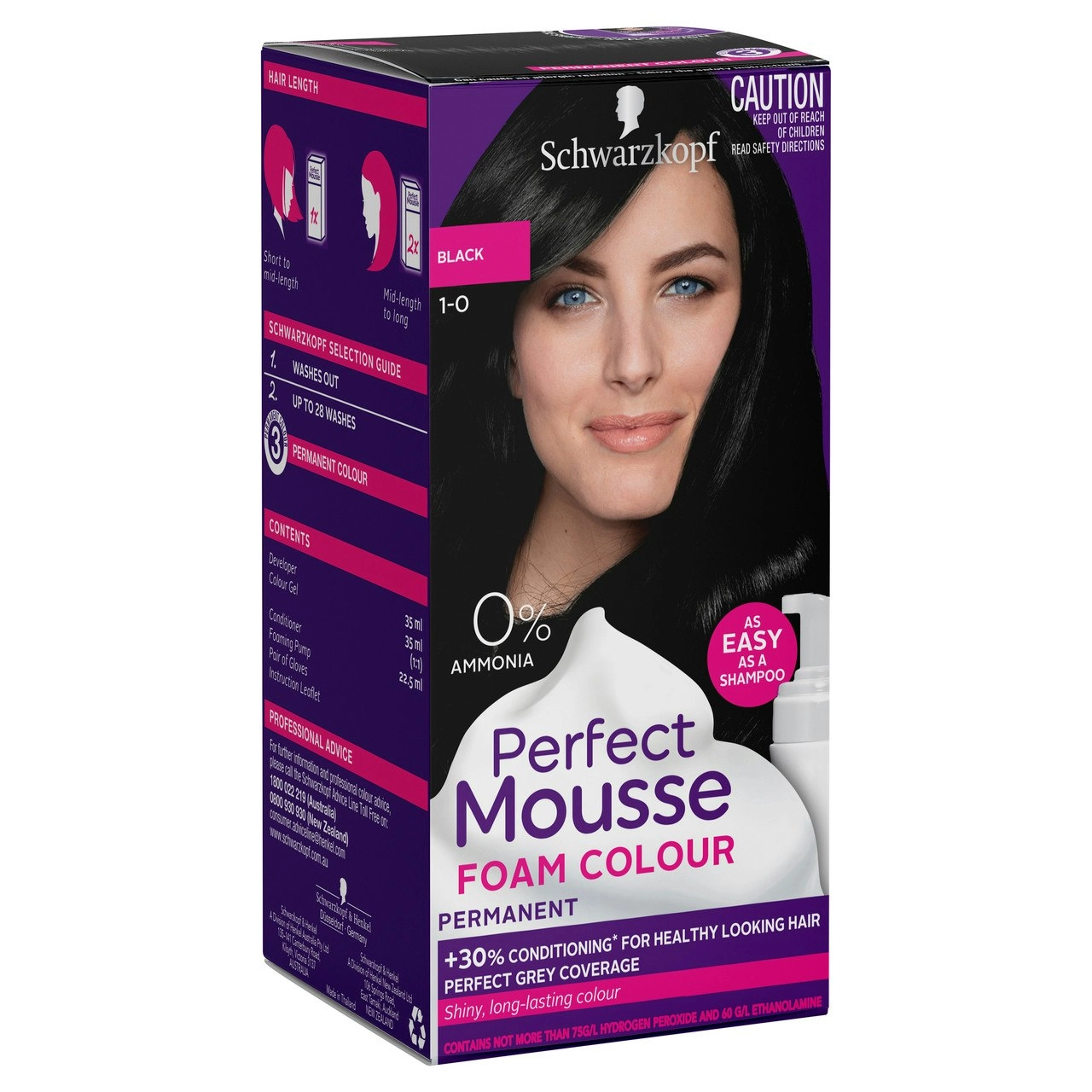 Schwarzkopf Perfect Mousse 1-0 Black