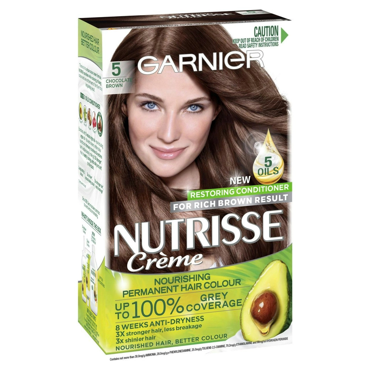 Garnier Nutrisse Chocolate Brown 5.0