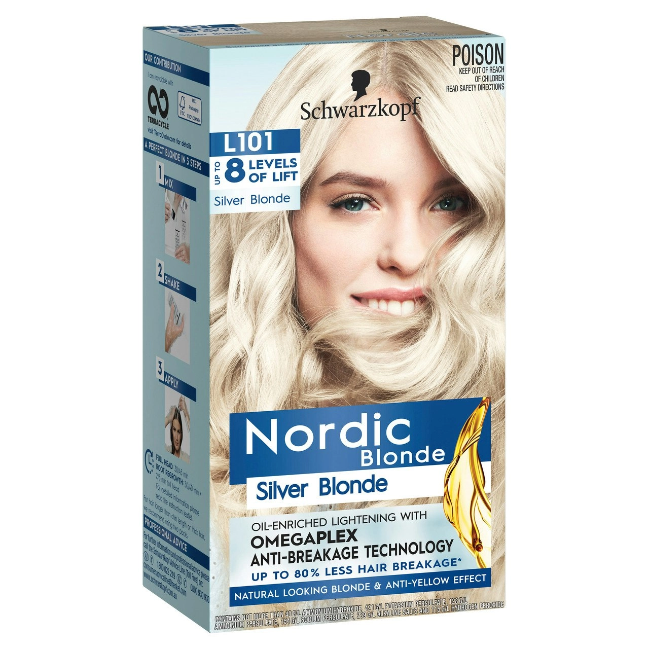 Schwarzkopf Nordic Blonde L101 Silver Blonde