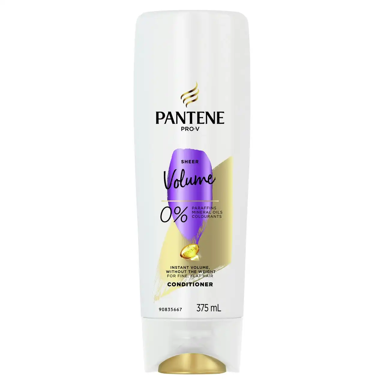 Pantene Pro-V Sheer Volume Conditioner: Volumising Conditioner for Fine Hair 375 ml