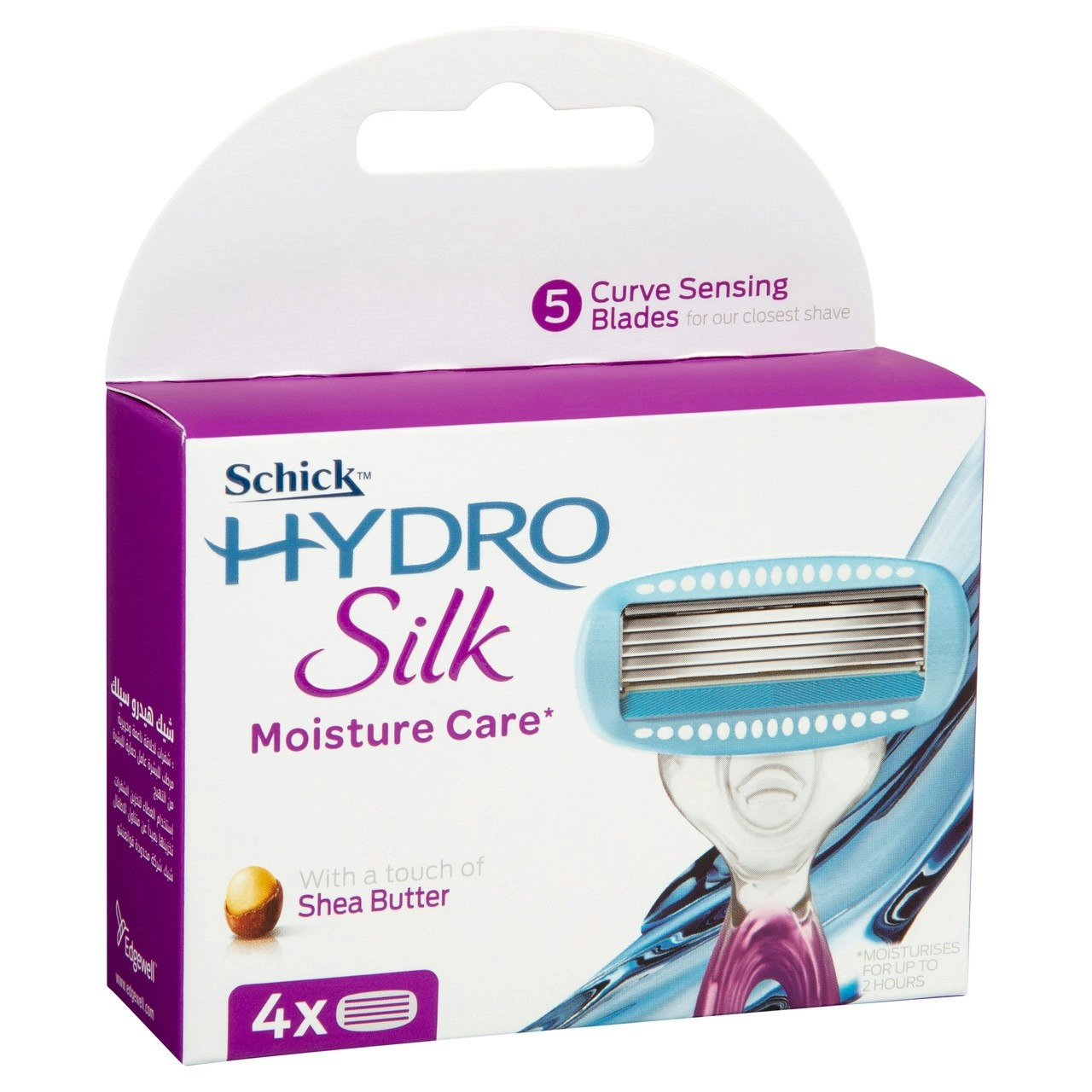 Schick Hydro Silk Razor Refills Moisture Care* 4pk