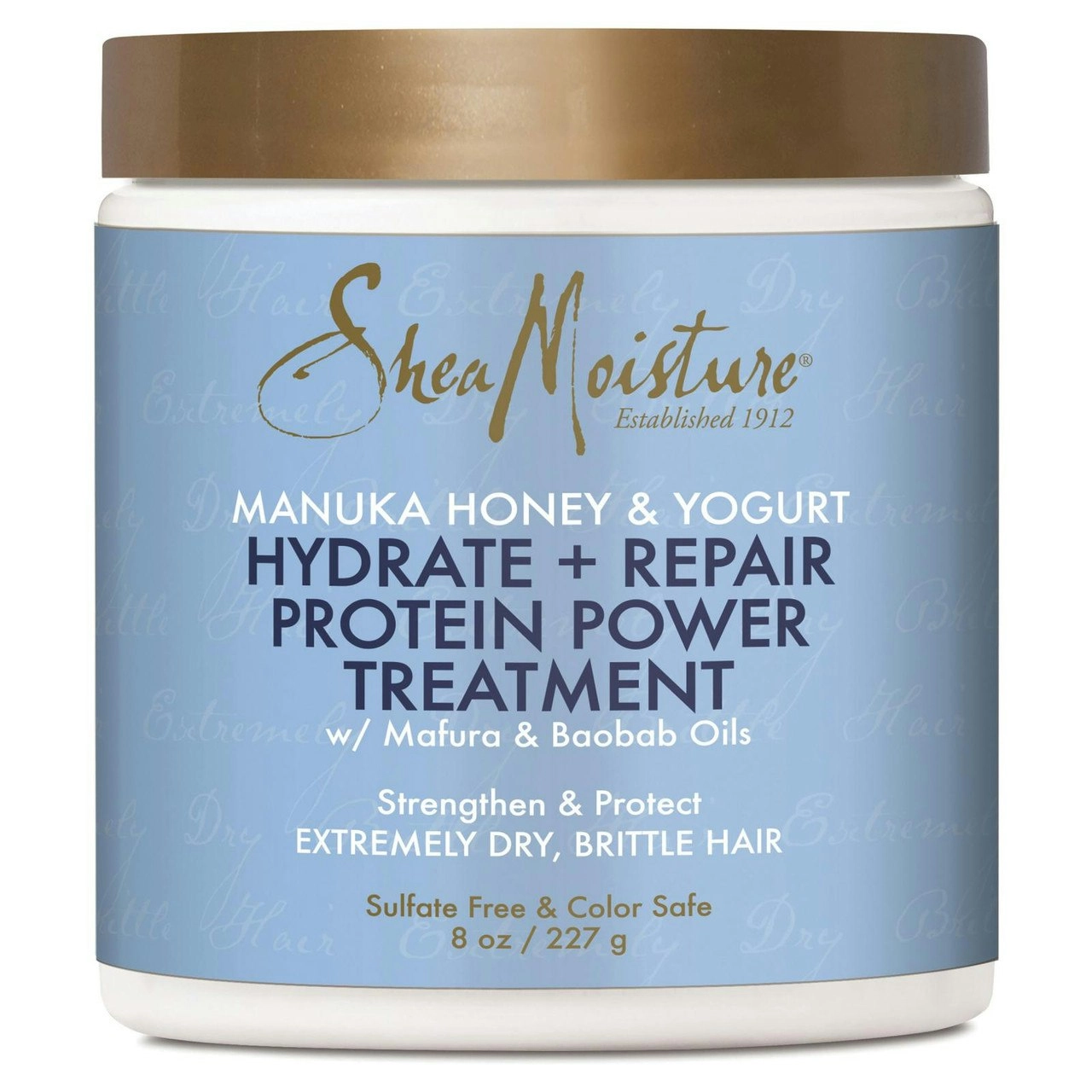 Shea Moisture Hydrate + Repair Protein Power Treatment Manuka Honey & Yogurt 227g