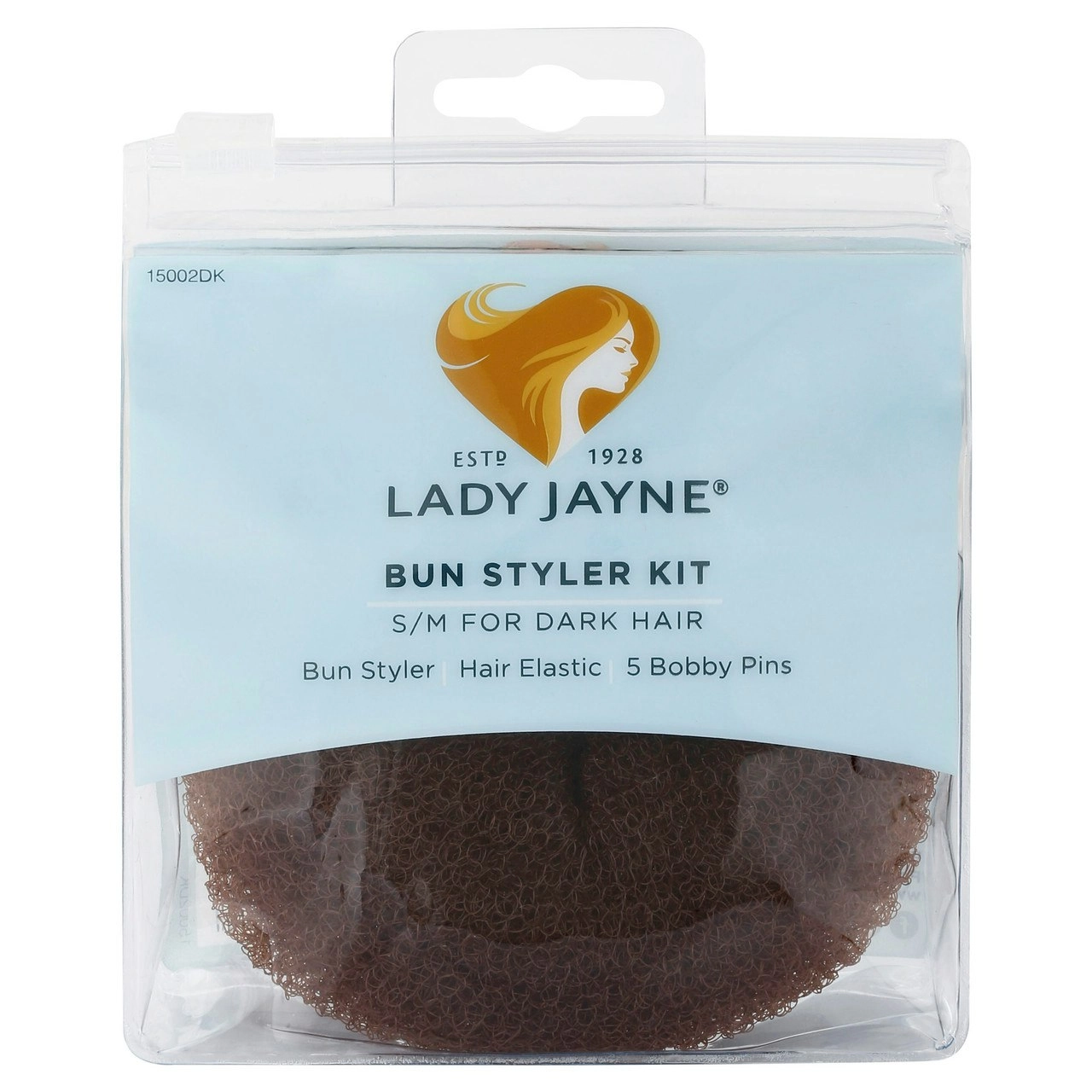 Lady Jayne Dark Bun Styler Kit - S/M