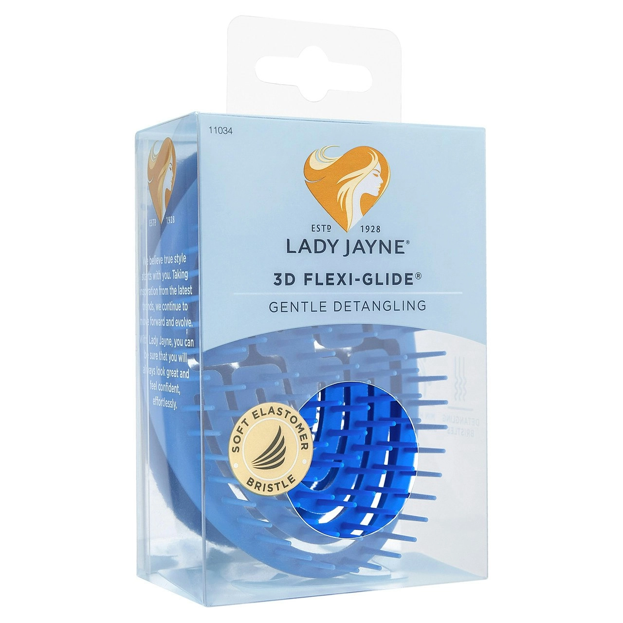 Lady Jayne 3D Flexi-Glide Detangler Brush