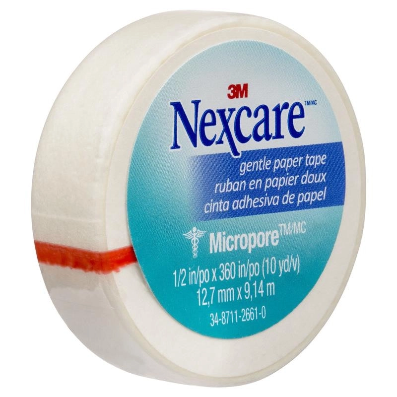 Nexcare Gentle Paper Tape 12.7mm x 9.14m