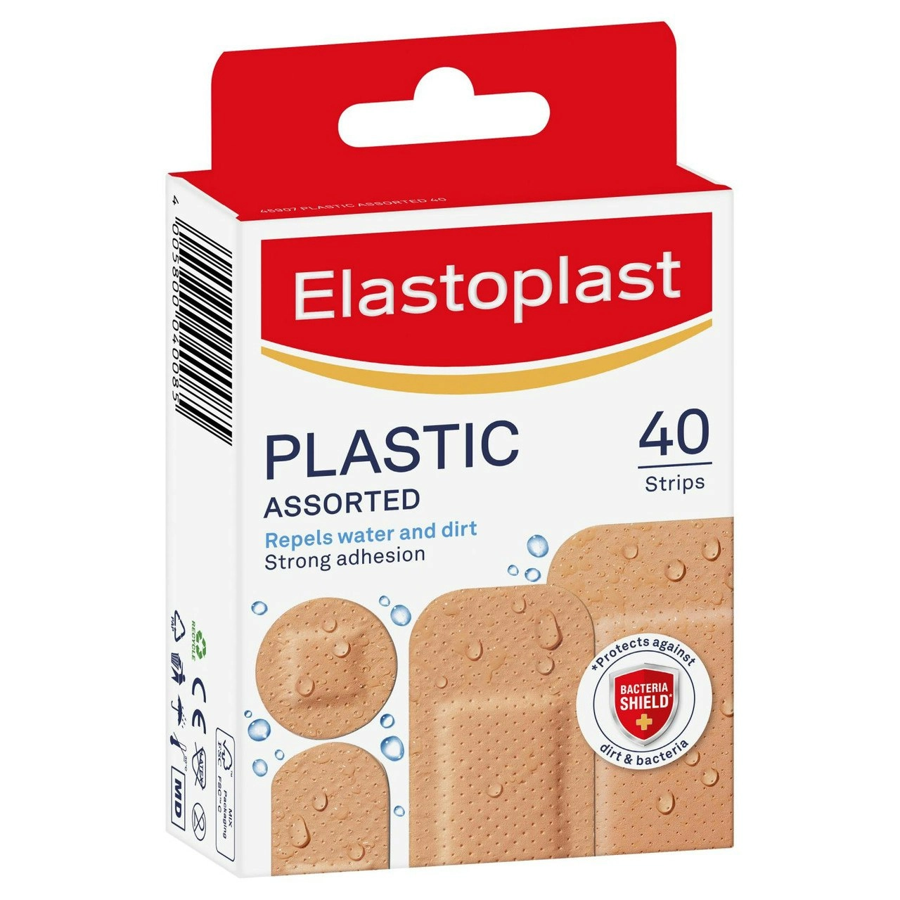 Elastoplast Plastic Assorted 40 Pack