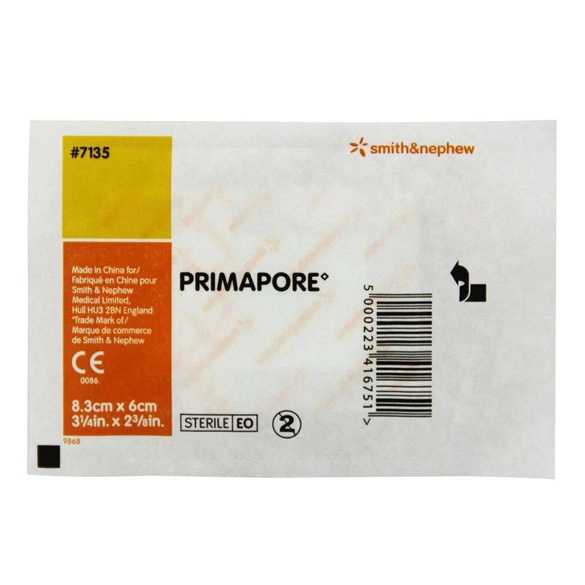 PRIMAPORE 8.3cmx6cm SINGLE