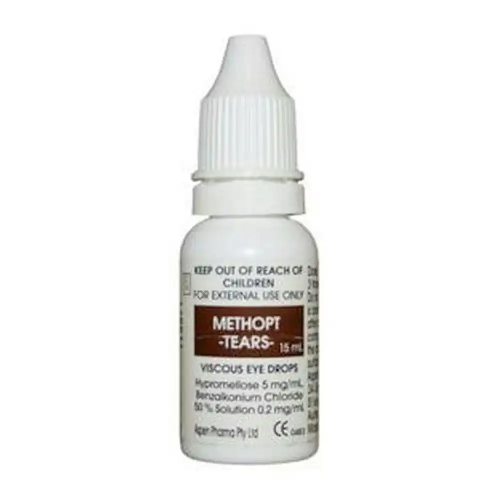 Methopt Tears Lubricating Eyedrops 15ml