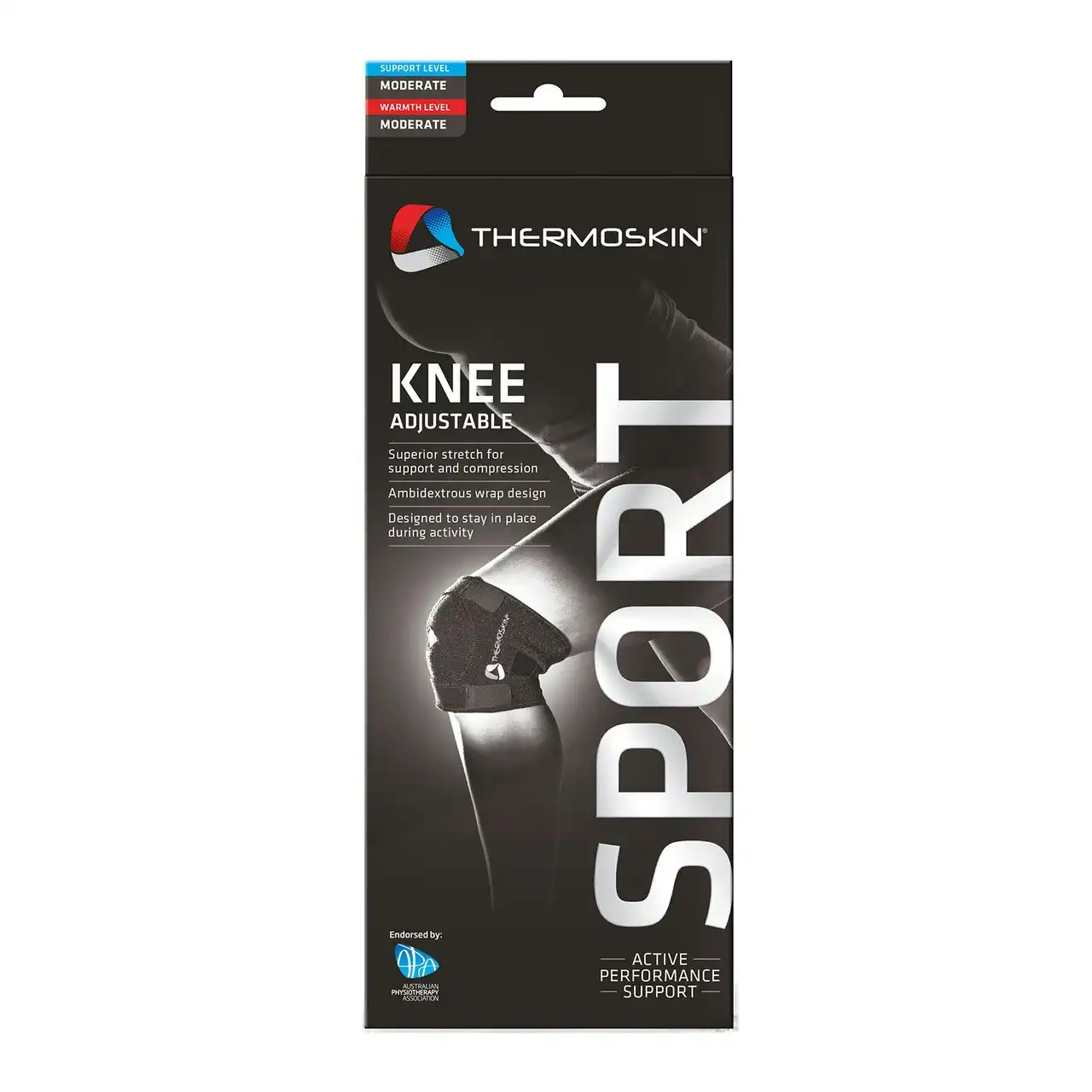 Thermoskin Dynamic Compression Grey Knee Sleeve