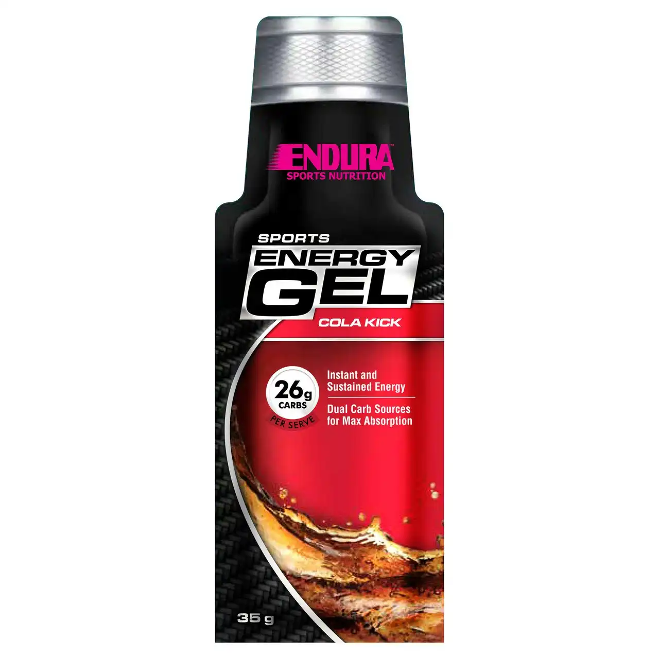Endura Sports Energy Gel Cola Kick 35g Sachet
