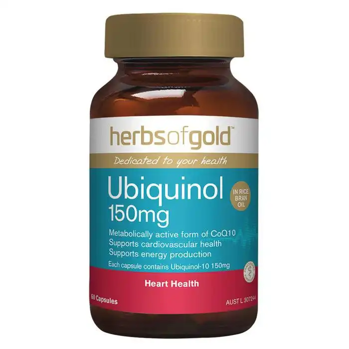 Herbs Of Gold Ubiquinol 150mg Capsules 60