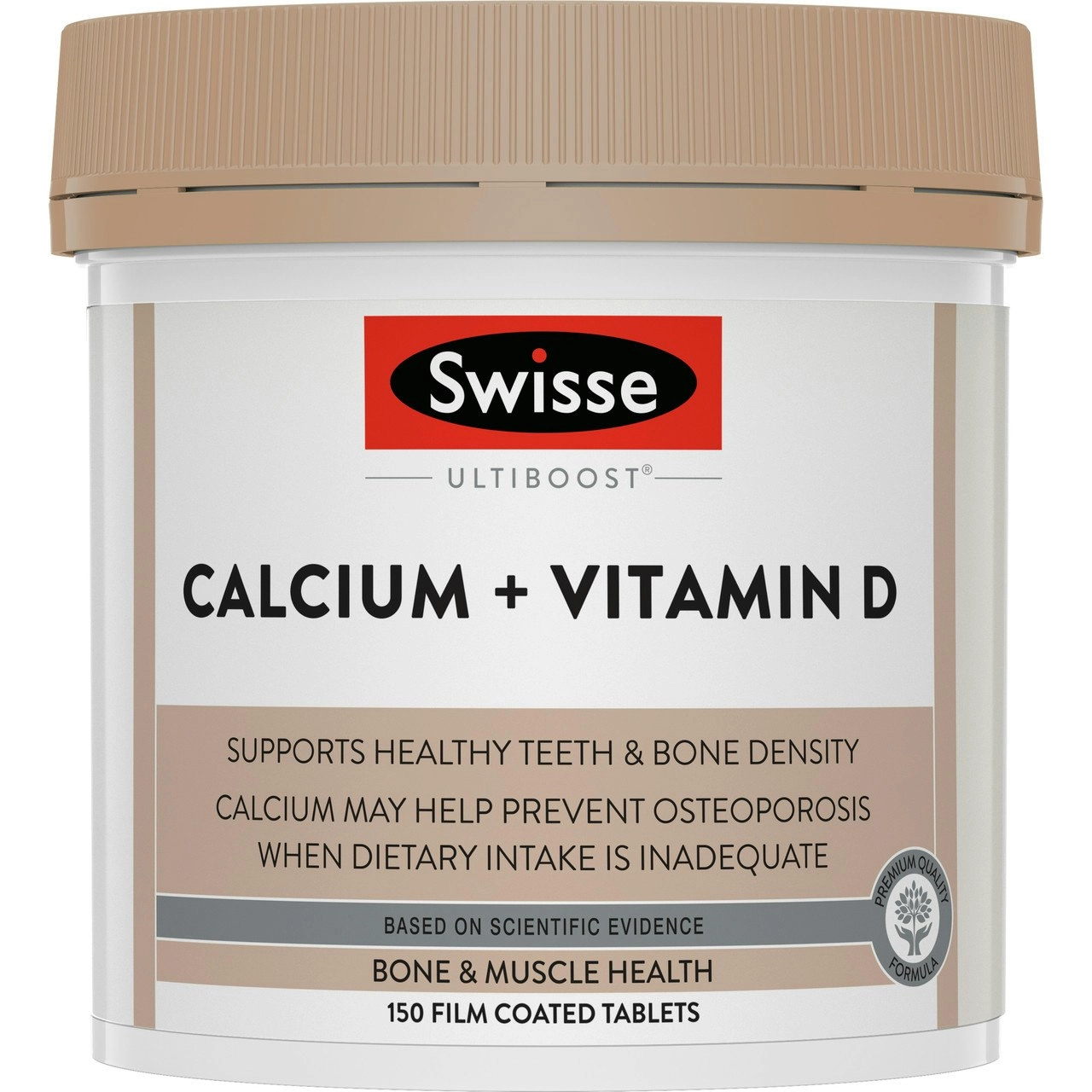 Swisse Ultiboost Calcium + Vitamin D 150 Tablets