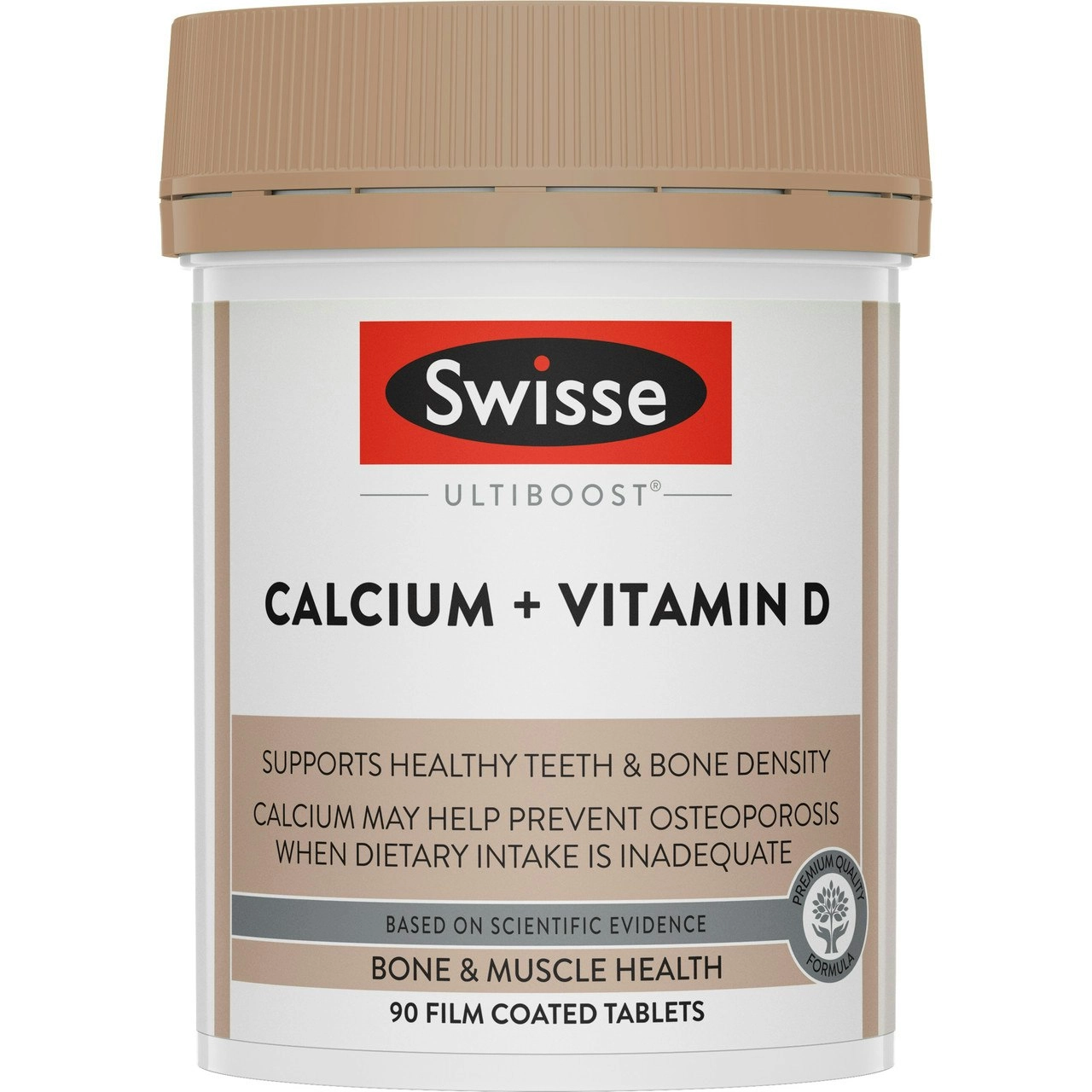 Swisse Ultiboost Calcium + Vitamin D 90 Tablets