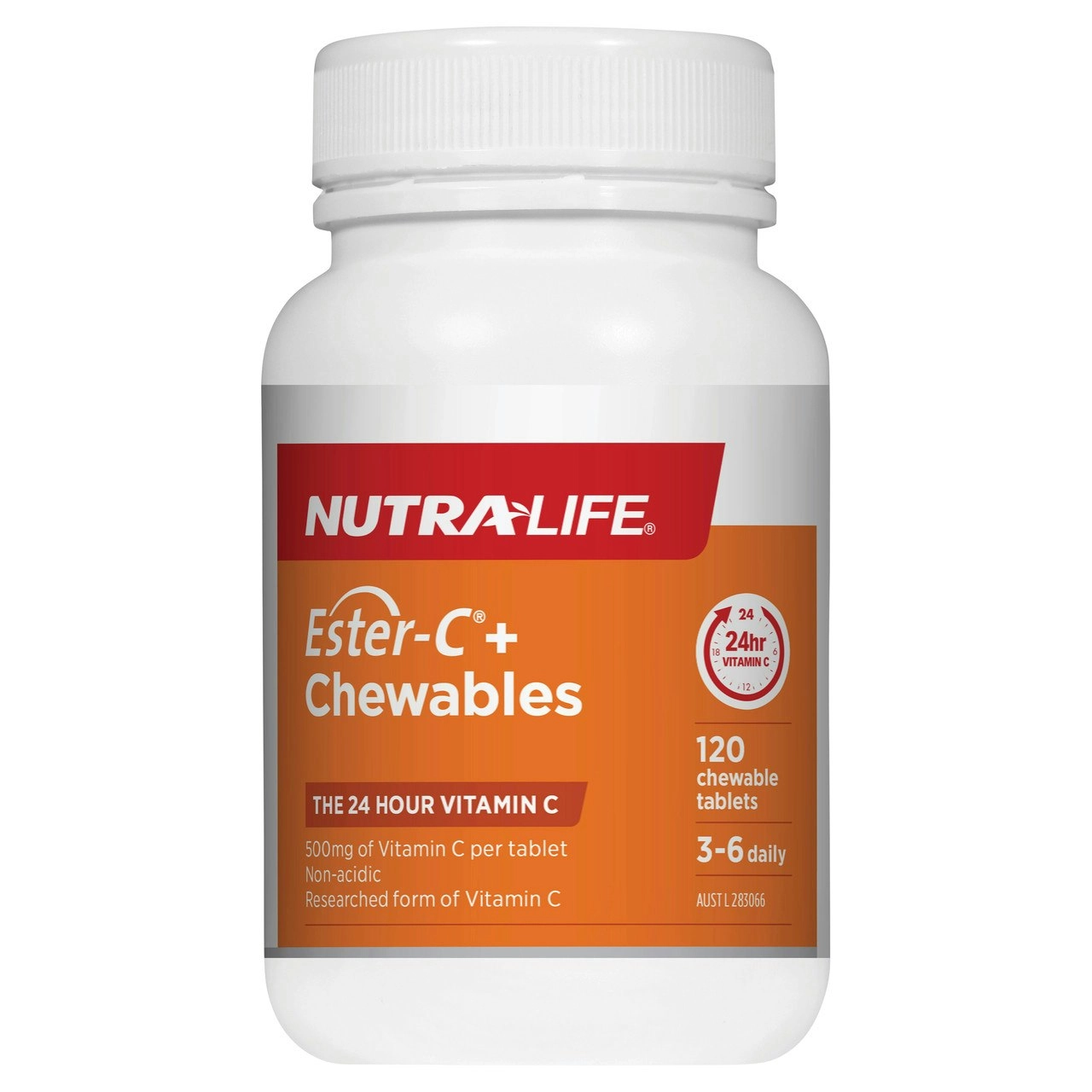 Nutra-Life Ester-C 500MG Chewables 120t