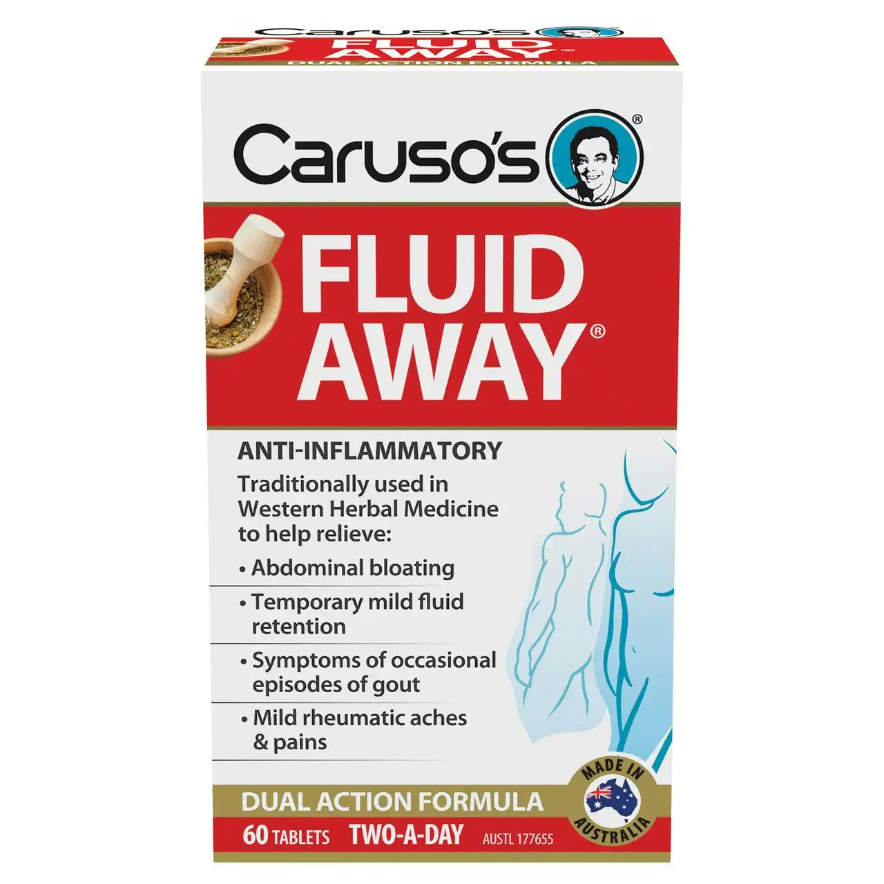 Caruso's Fluid Away 60 Tablets