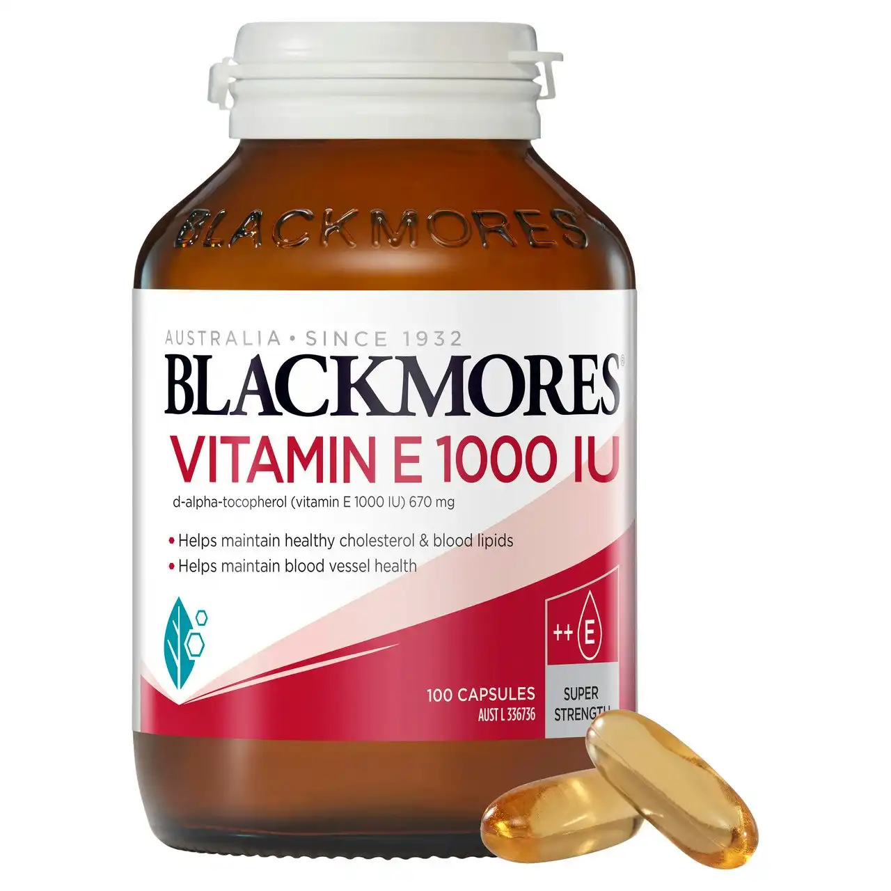 Blackmores Vitamin E 1000 IU 100 Capsules