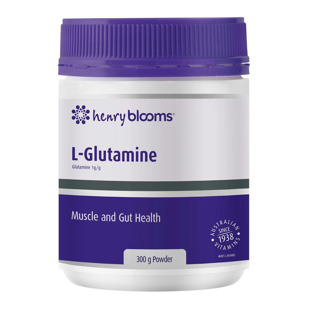 Henry Blooms L-Glutamine Powder 300g