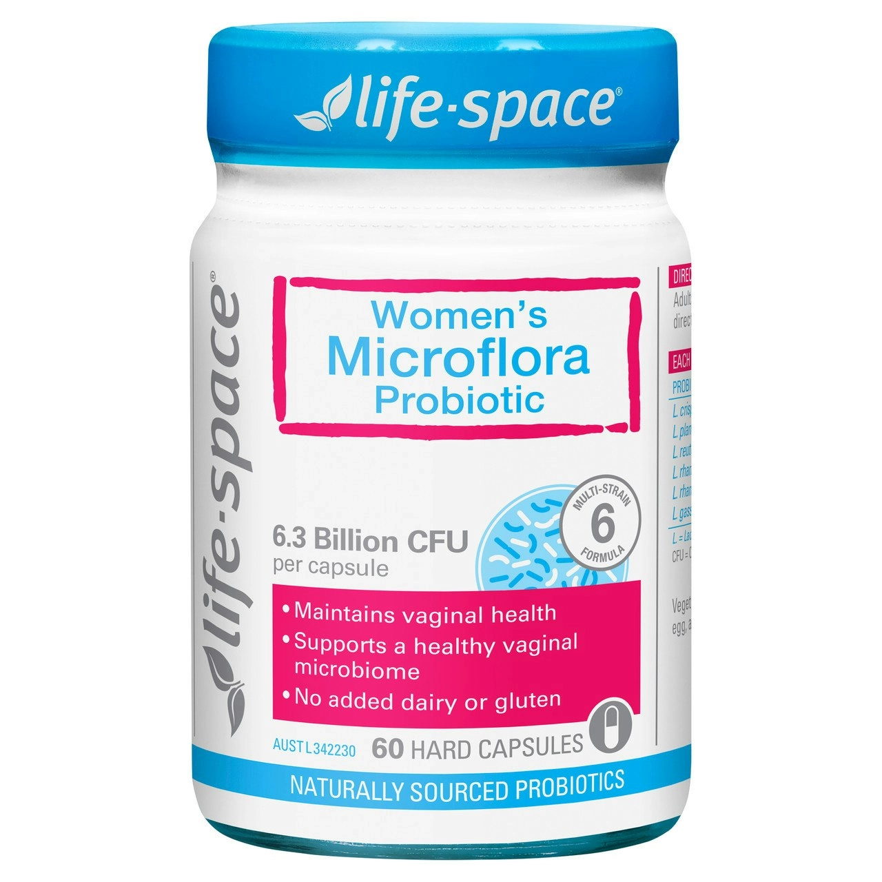 Life-Space Women's Microflora Probiotic 60 Hard Capsules