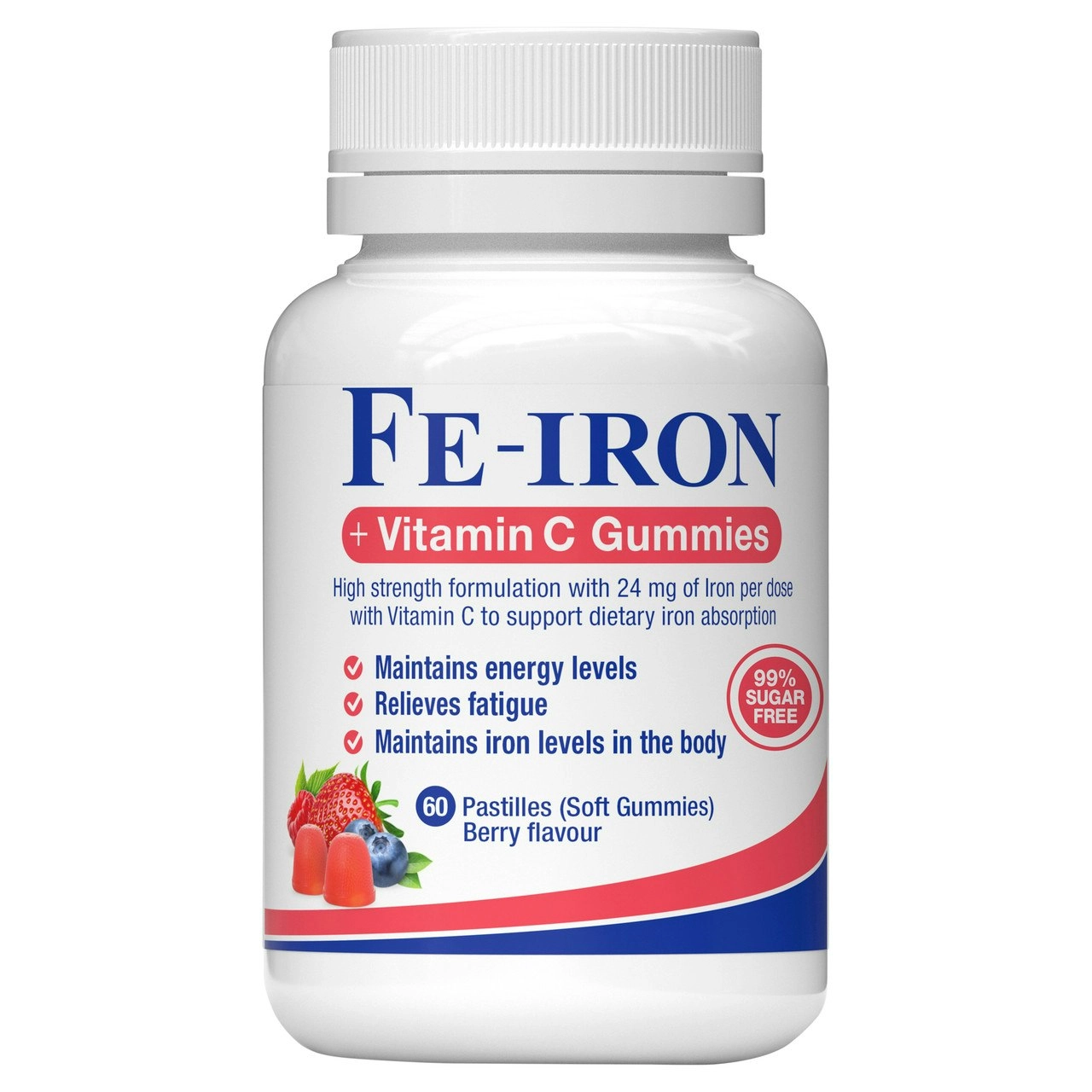 FE-IRON + VITAMIN C GUMMIES 60s