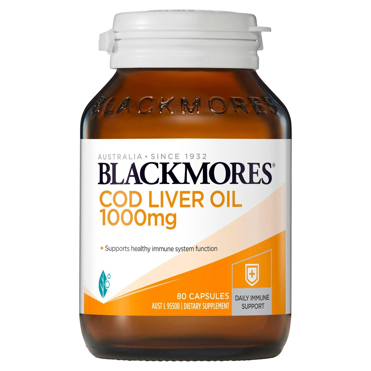 Blackmores Cod Liver Oil 1000mg 80 Capsules