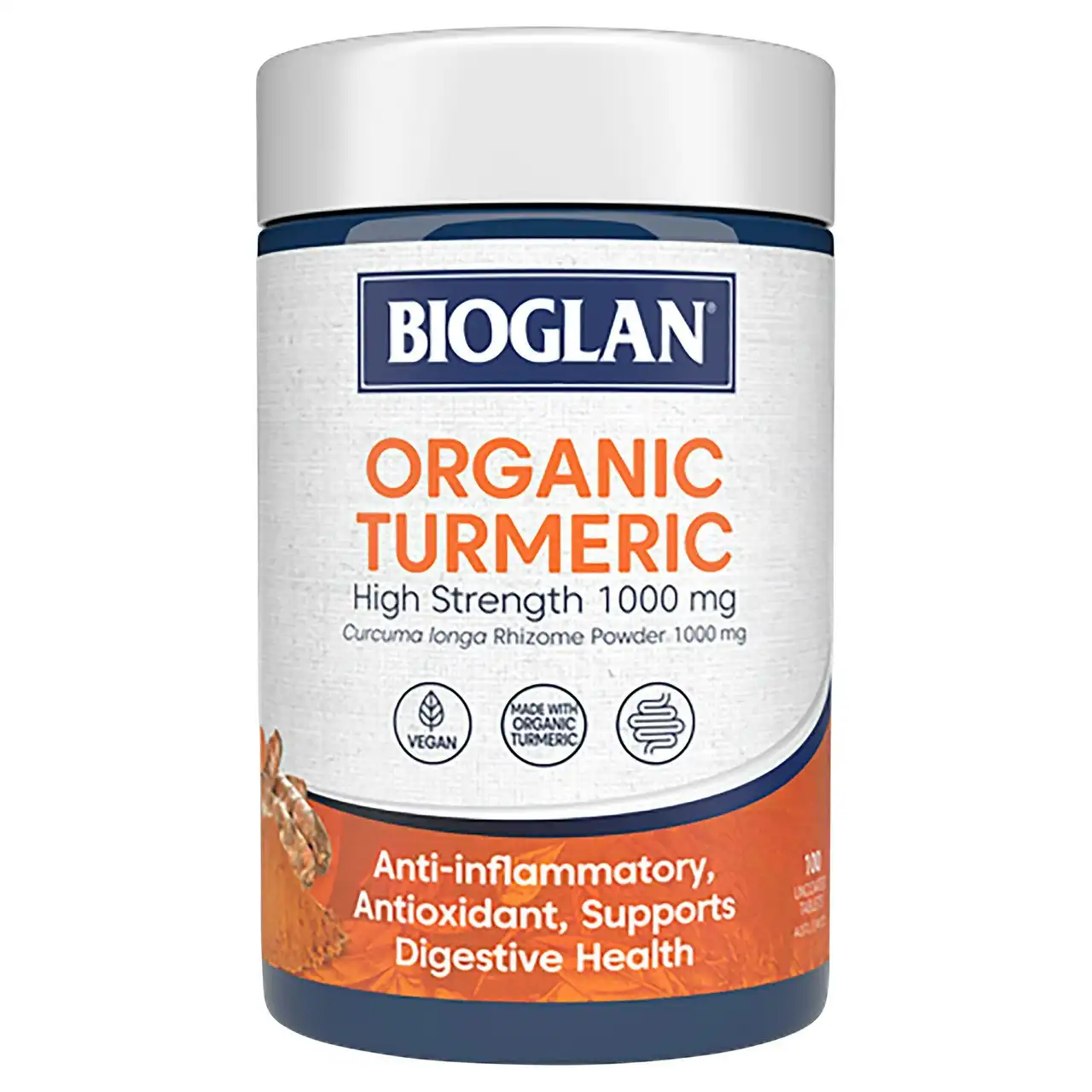 Bioglan Organic Turmeric High Strength 1000mg