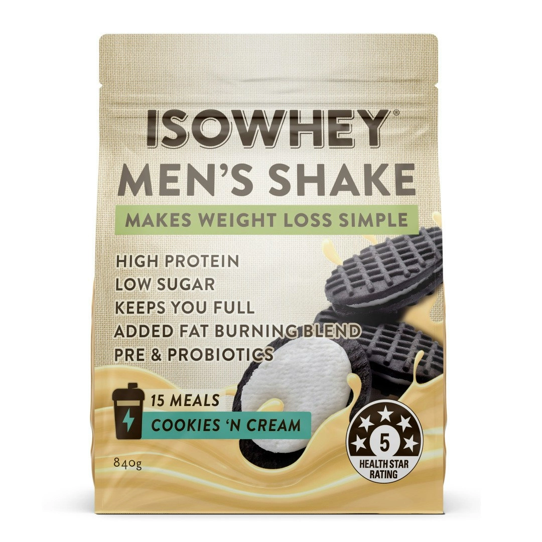 IsoWhey Men's Shake Cookies & Cream 840g