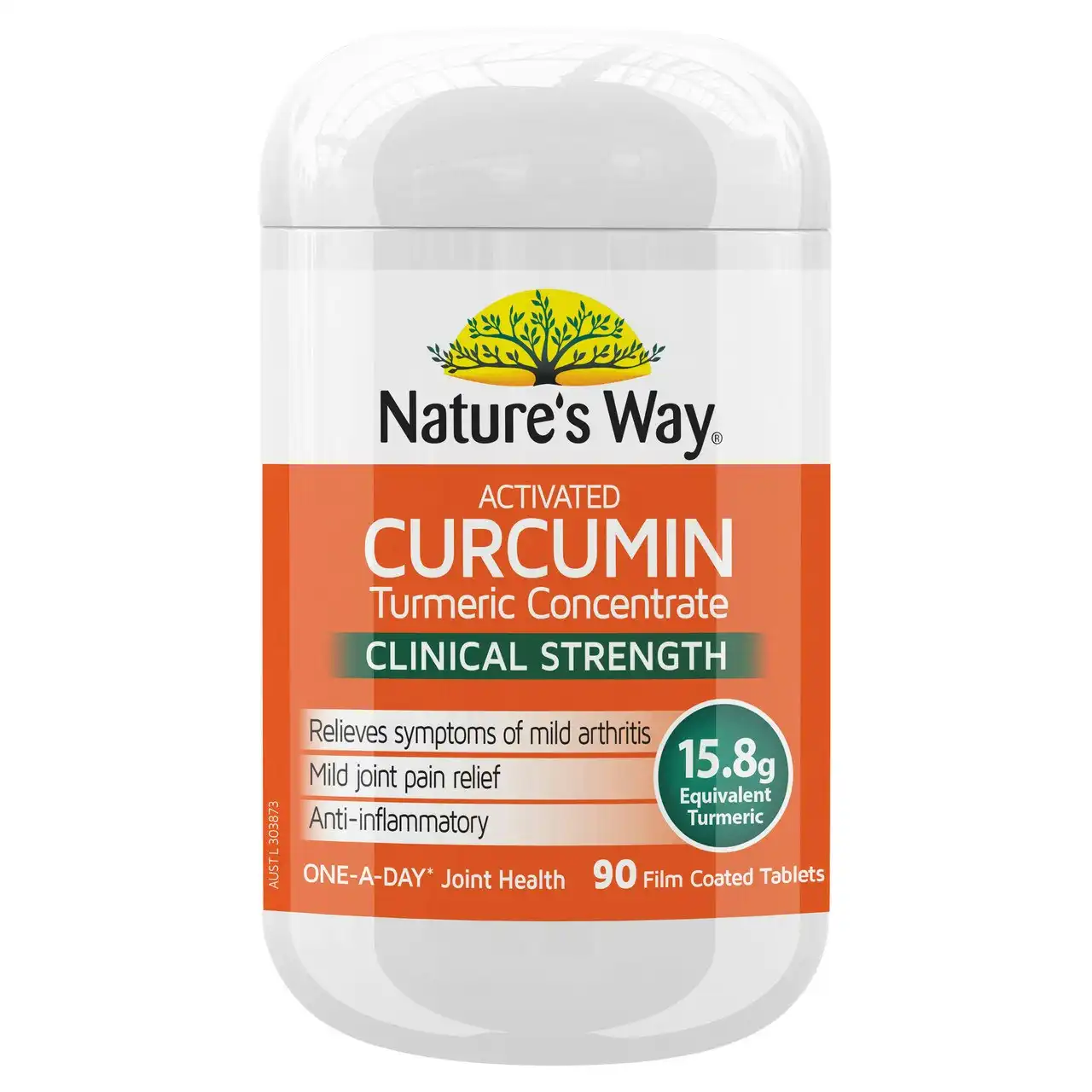 Nature's Way Activated Curcumin Clinical Strength 90 Tablets