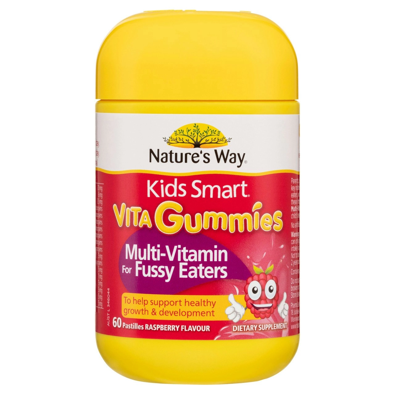 Nature's Way Kids Smart Vita Gummies Multi-Vitamin for Fussy Eaters 60's