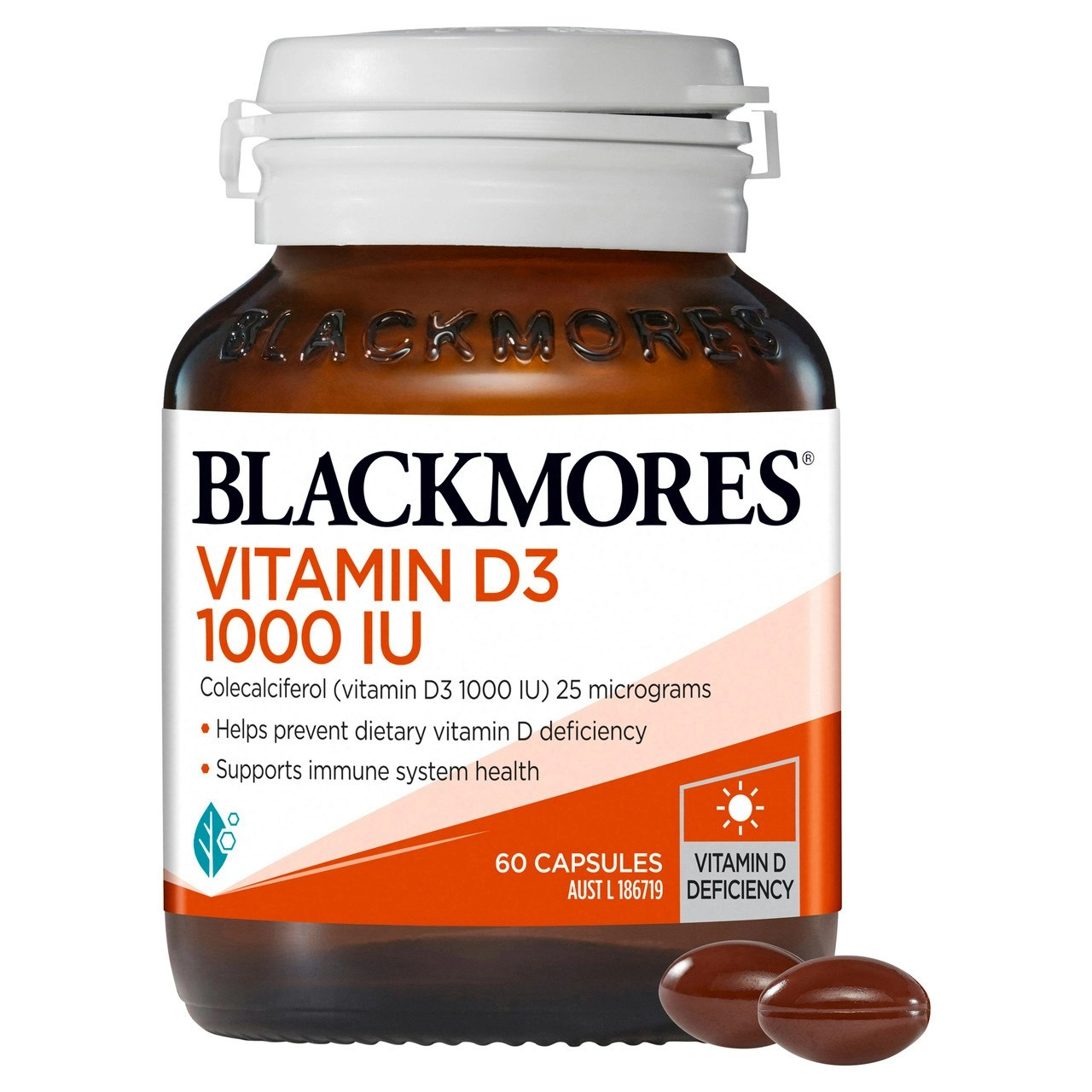 Blackmores Vitamin D3 1000 IU 60 Capsules