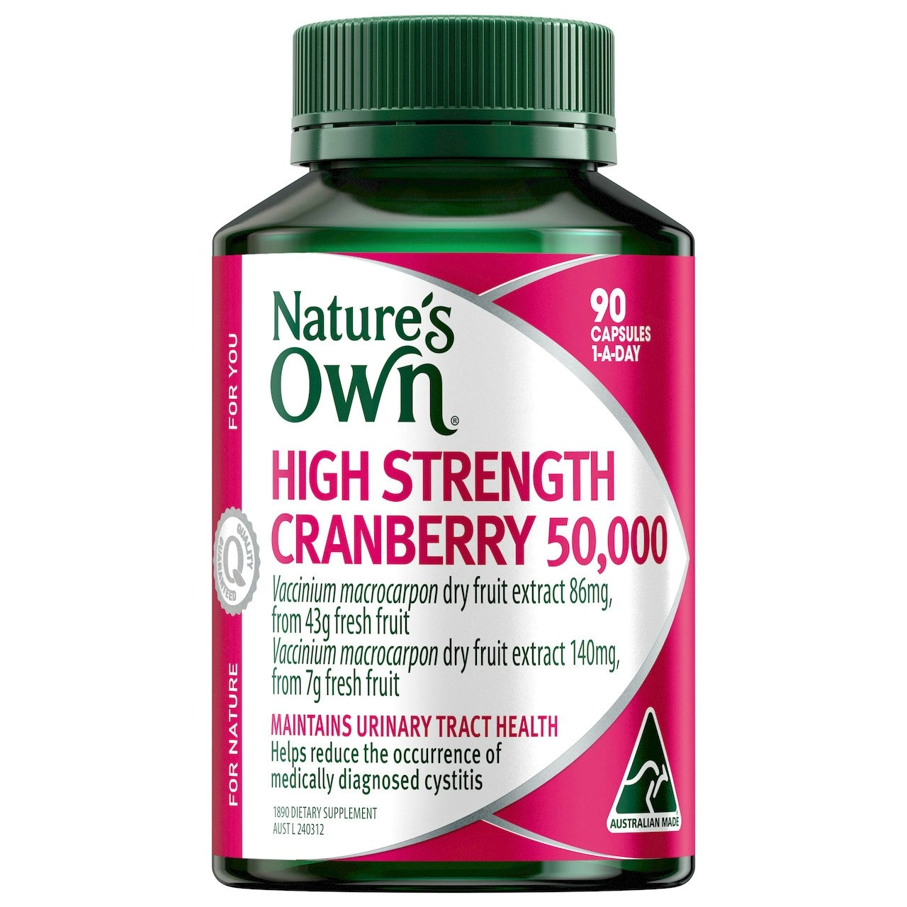 Nature's Own High Strength Cranberry 50,000