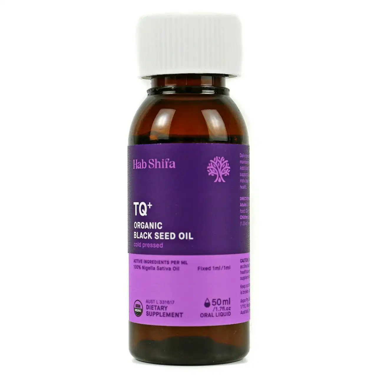 Hab Shifa TQ+ Organic Black Seed Oil 50ml