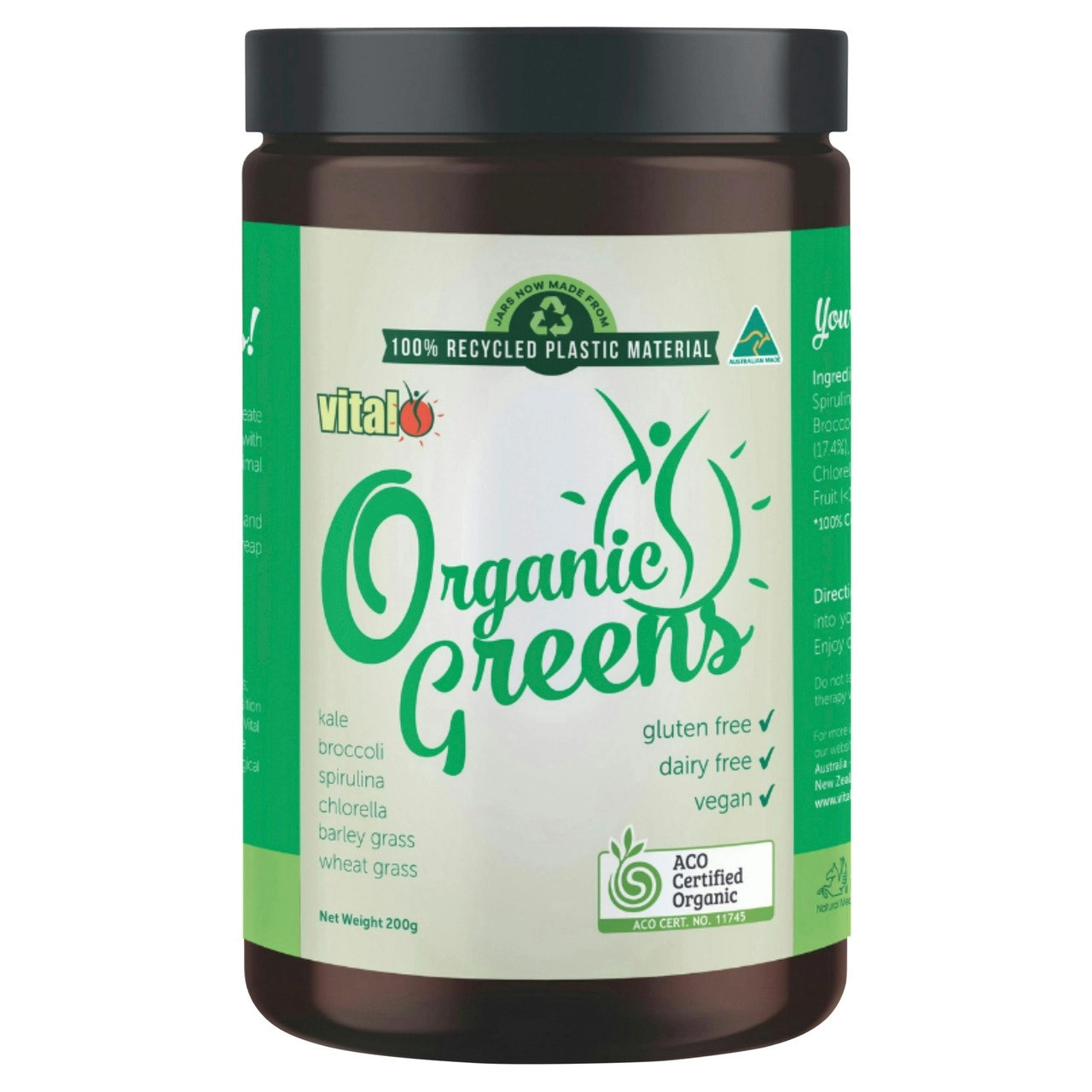 Vital Organic Greens 200gm