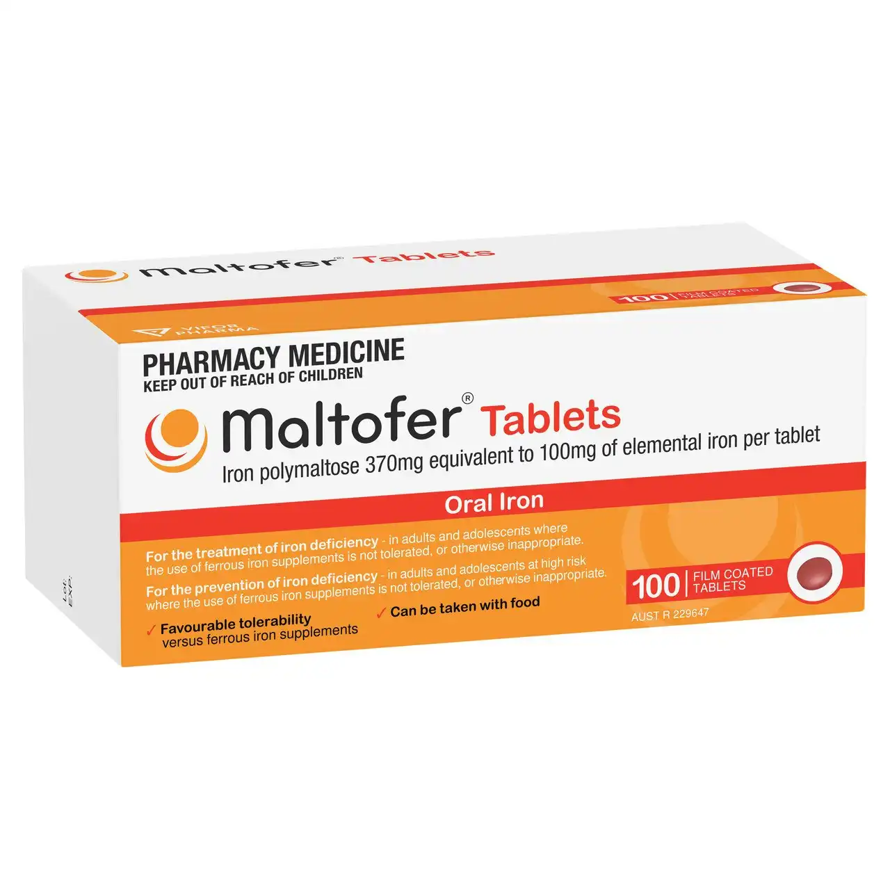 Maltofer Iron 100 Tablets