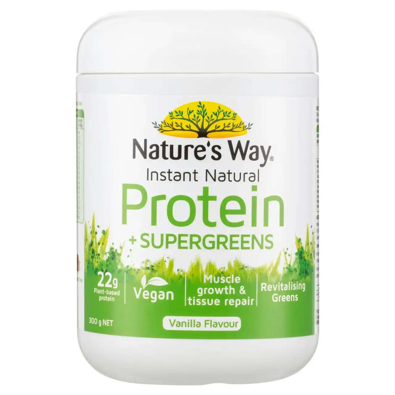 Nature's Way Instant Natural Protein + Supergreens 300g