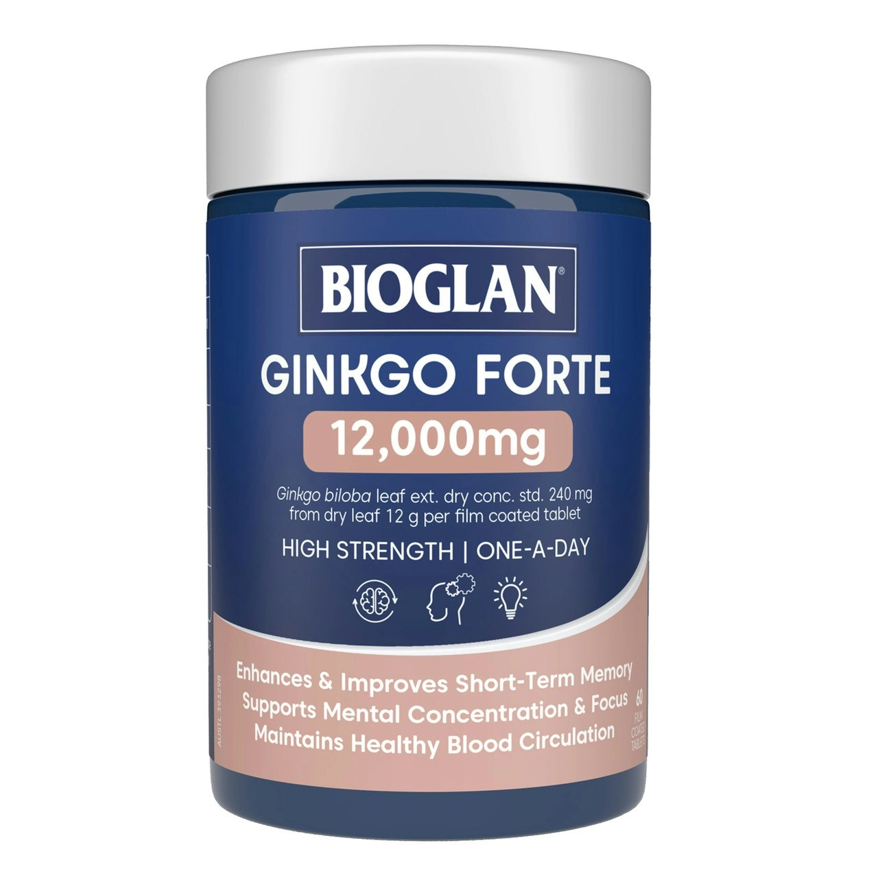 Bioglan Ginkgo Forte 12000mg 60 Tablets