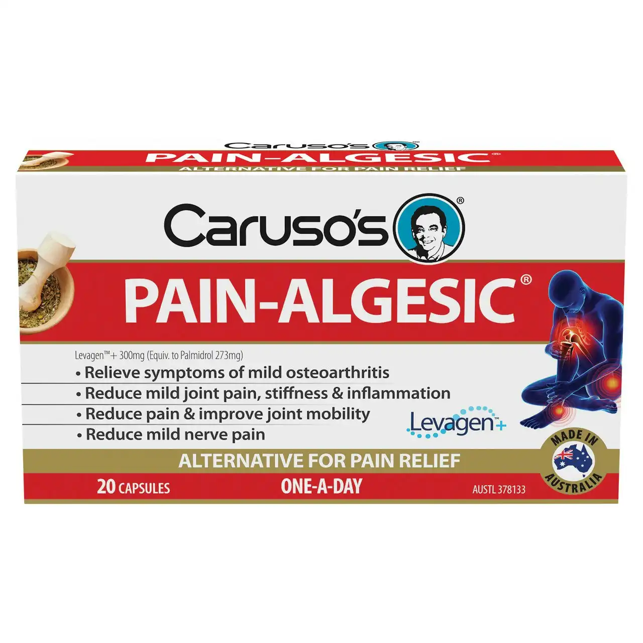 Caruso's Pain-Algesic 20 Capsules