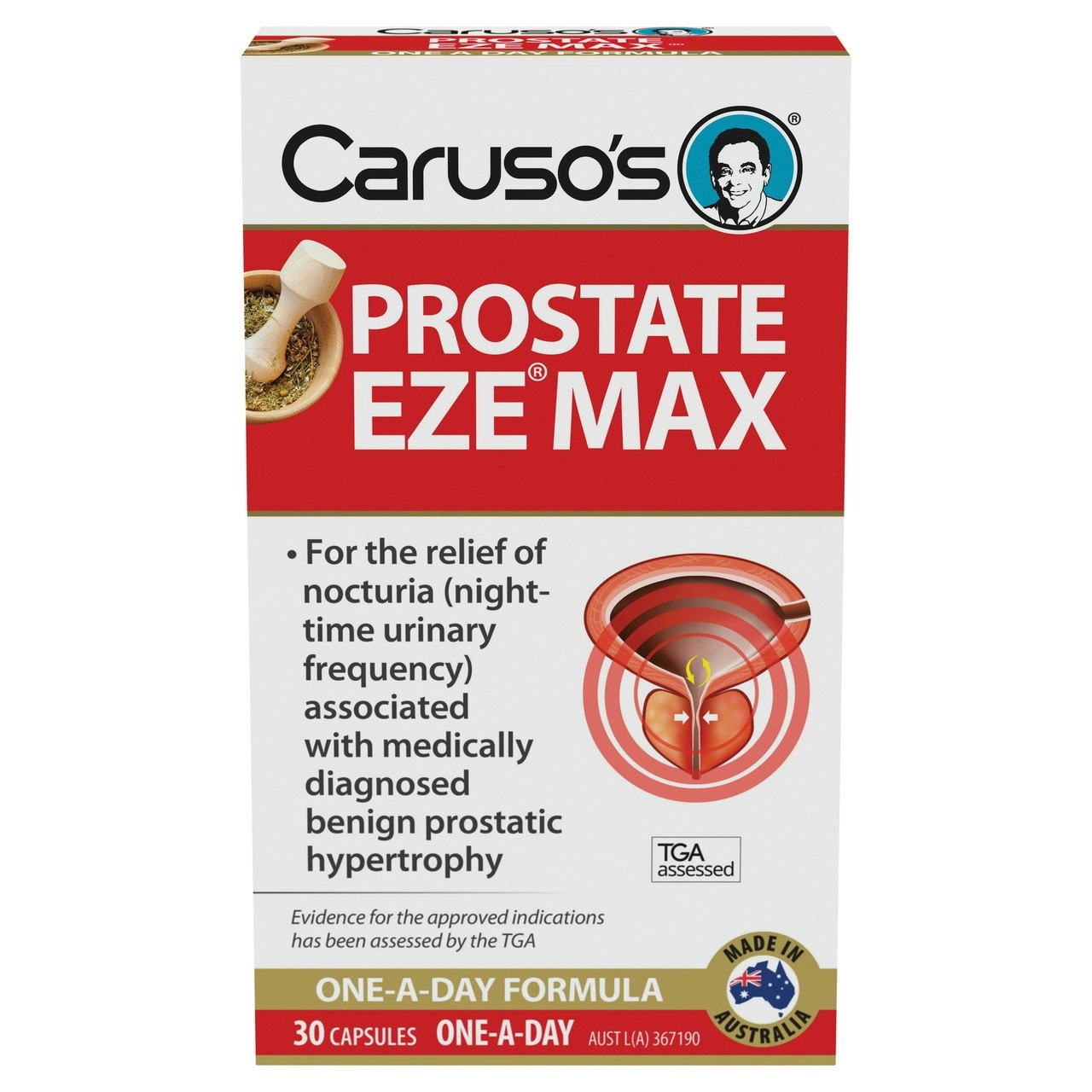 Caruso's Natural Health Prostate Eze Max 30 Capsules