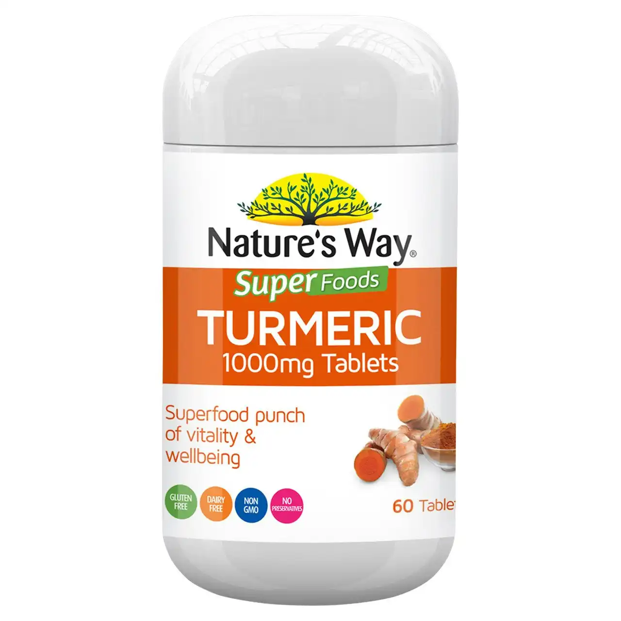 Nature's Way  Superfood Turmeric Tabs 1000mg 60s