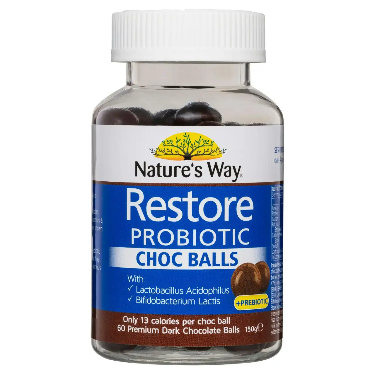 Nature's Way Restore Probiotic Choc Balls 60s