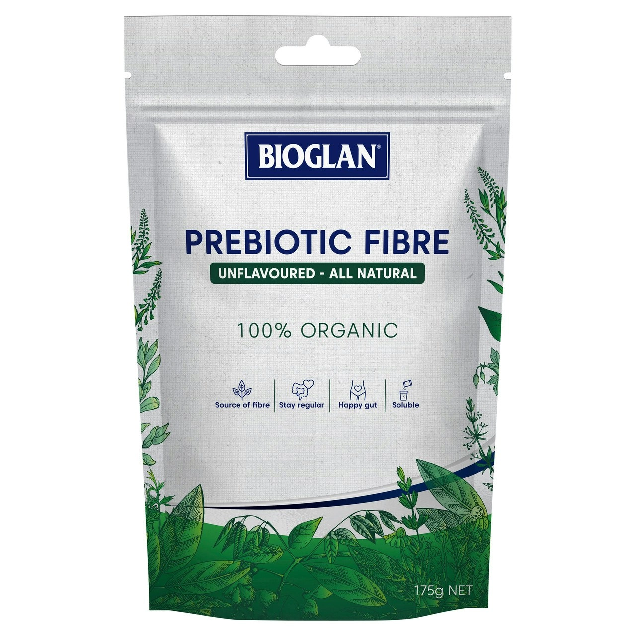 Bioglan Naturals 100% Organic Prebiotic Fibre 175g