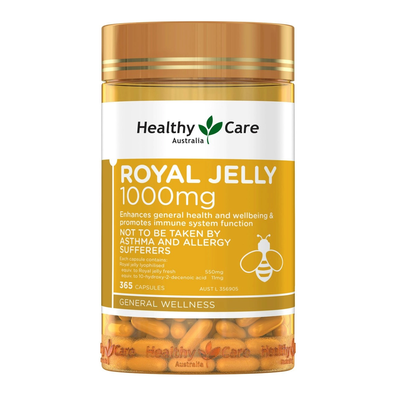 Healthy Care Royal Jelly 365 Capsules