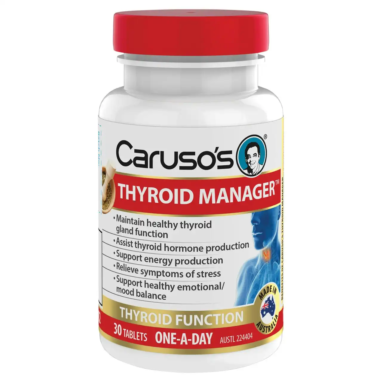 Caruso's Thyroid Manager 30 Tablets