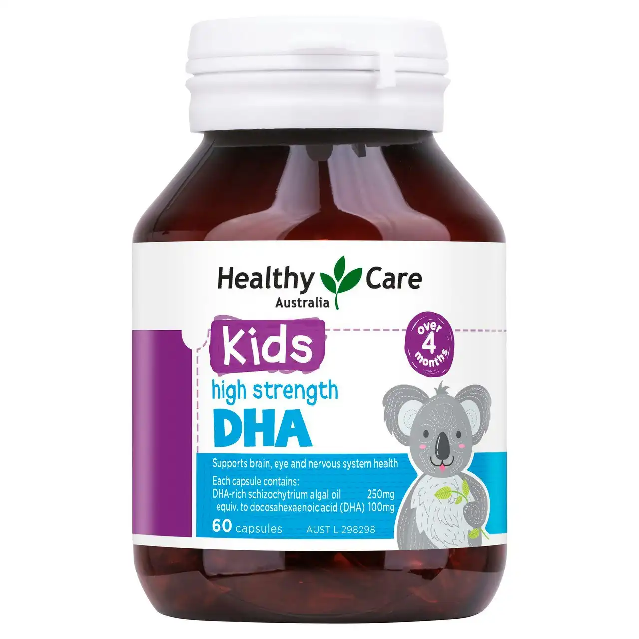 Healthy Care Kids High Strength DHA 60 Capsules