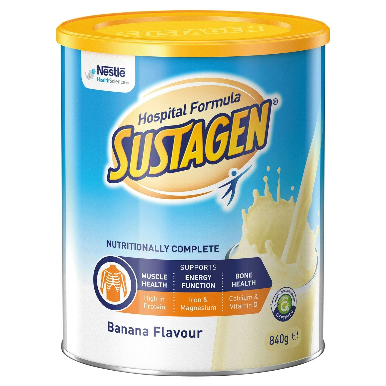 SUSTAGEN(R) Hospital Formula Banana 840g Powder Nutritional Supplement