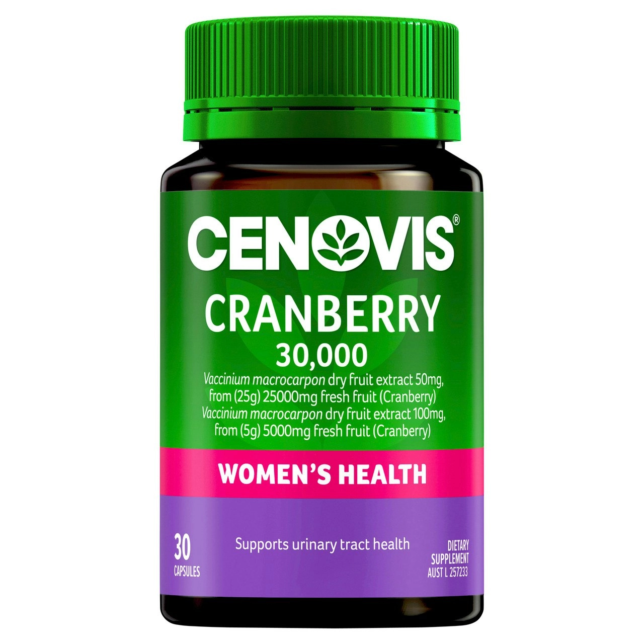 Cenovis Cranberry 30,000 30 Capsules